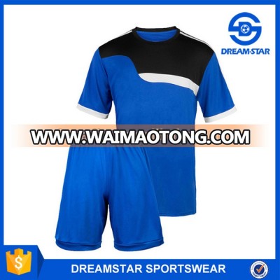 Promotion Hot Sale Top Quality Soccer Uniform In Blue